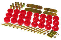 Prothane Chevy Conv Impala / Belair Body Mount Kit - Red - 7-145
