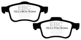 EBC 13+ Fiat 500L 1.4 Turbo Greenstuff Front Brake Pads - DP23026