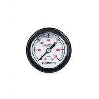 Grams Performance Universal 0-120 PSI Fuel Pressure Guage - White Face - G2-99-1200W