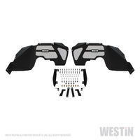 Westin 07-18 Jeep Wrangler JK Inner Fenders - Front - Textured Black - 62-11005