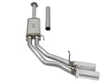 aFe Rebel Exhausts 3in SS Cat-Back 15-16 Ford F-150 EcoBoost V6 2.7/3.5L V8 5.0L w/ Polished Tips - 49-43081-P