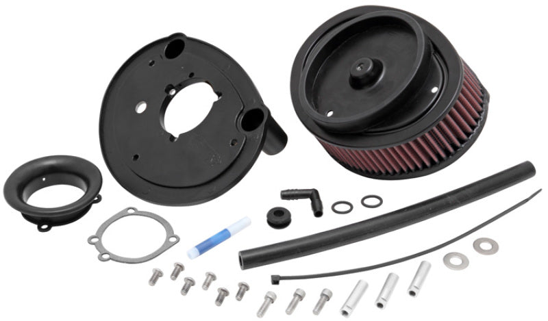K&N Oval Red 9in Intake System for Harley Davidson - RK-3910-1