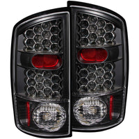ANZO 2002-2005 Dodge Ram 1500 LED Taillights Black - 311018