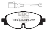 EBC 14+ Audi A3 1.8 Turbo Yellowstuff Front Brake Pads - DP42150R