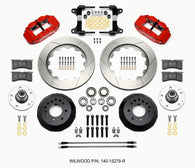 Wilwood Narrow Superlite 6R Front Hub Kit 14.00in Red 82-92 Camaro//Firebird - 140-15279-R