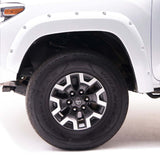 EGR 14+ Chev Silverado 6-8ft Bed Bolt-On Look Color Match Fender Flares - Set - Summit White - 791574-GAZ