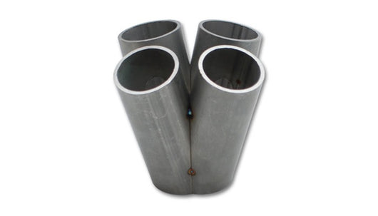 Vibrant 4 into 1 SS Turbo Mani Collector for All T4 in Flange 48mm Pipe OD 4.75in tall 78mmx64mm out - 2453