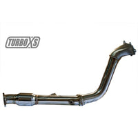 Turbo XS 02-07 WRX-STi / 04-08 Forester XT High Flow Catted Downpipe - txs-WS02-DPC
