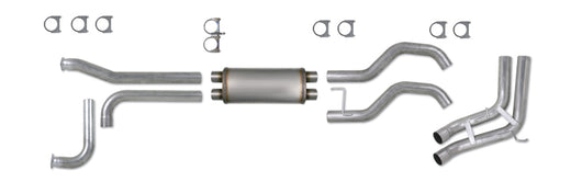 Diamond Eye KIT 3-1/2in CB SPORT-SIDE DUAL GAS AL: NISSAN TITAN 5.6L 07-10 - K3524A