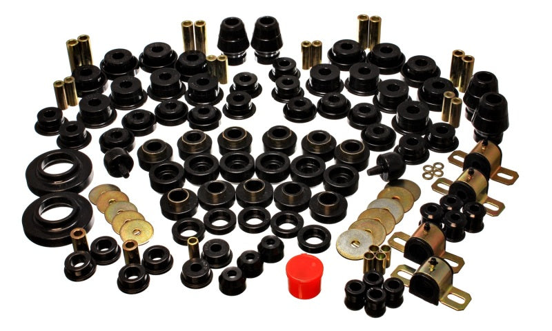 Energy Suspension 07-11 Jeep JK 2dr Black Hyper-Flex Master Bushing Set - 2.18109G