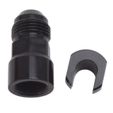 Russell Performance -8AN Male to 3/8in SAE Quick-Disconnect Female (Black Single) - 644133