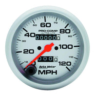 Autometer Ultra-Lite 3-3/8 inch 120 MPH Mechanical In Dash Speedometer - 4492