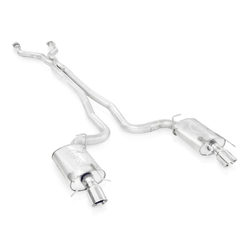 Stainless Works 2009-15 Cadillac CTS-V Wagon 3in Catback System X-Pipe S-Tube Mufflers 4in Tips - CTSV9WGCB