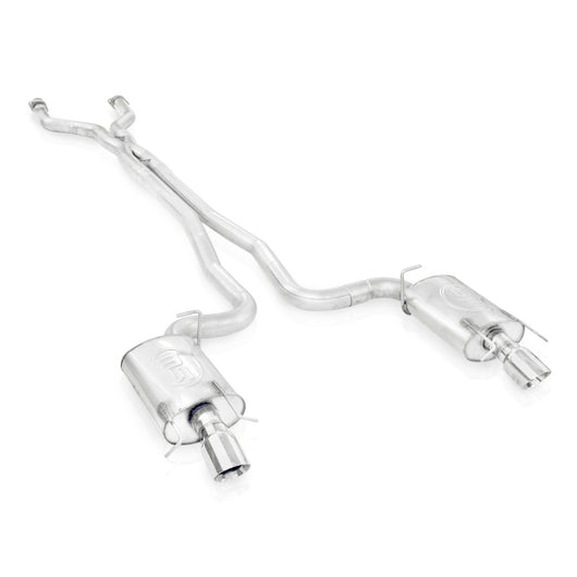 Stainless Works 2009-15 Cadillac CTS-V Wagon 3in Catback System X-Pipe S-Tube Mufflers 4in Tips - CTSV9WGCB