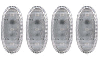 ANZO 2011-2016 Ford F-350 LED Fender Light Kit Clear 2pc Amber / 2pc Red - 861108