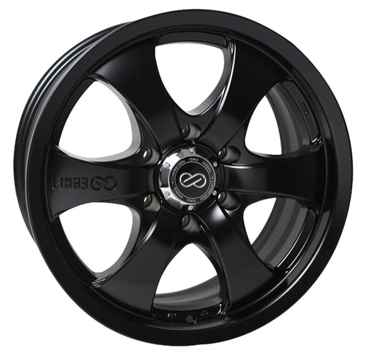 Enkei M6 Universal Truck & SUV 20x9 30mm Offset 6x139.7 Bolt Pattern 78mm Bore Black Wheel - 482-290-8330BK