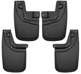 Husky Liners 05-15 Toyota Tacoma w/ OEM Fender Flares Front and Rear Mud Guards - Black - 56936