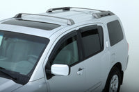 AVS 04-15 Nissan Armada Ventvisor Outside Mount Window Deflectors 4pc - Smoke - 94134