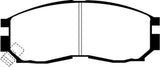 EBC 95-99 Chrysler Sebring Coupe 2.0 Yellowstuff Front Brake Pads - DP4830R