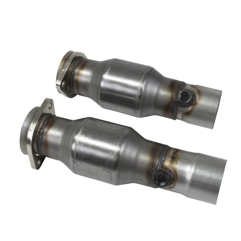 BBK 16-17 Chevrolet Camaro SS Short Mid Pipe Kit w/ High Flow Cats (For 4044/40440) - 40441