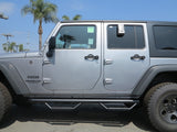 RBP RX-7 Step Bars 07-17 Jeep Wrangler JK (4-Door) - Black - RBP-509B-RX7