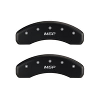 MGP 4 Caliper Covers Engraved Front & Rear MGP Red finish silver ch - 10227SMGPRD