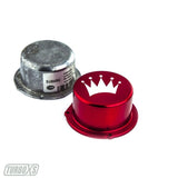 Turbo XS 15-16 Subaru WRX Billet Aluminum Vacuum Pump Cover - Red - txs-W15-VPC-RED