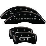 MGP 4 Caliper Covers Engraved Front & Rear MGP Yellow finish black ch - 10201SMGPYL