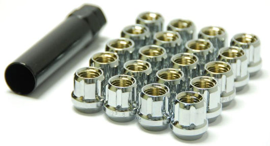 Wheel Mate Muteki Open End Lug Nuts - Chrome 12x1.50 - 31886C