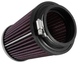 K&N Universal Rubber Filter 3in Flg 4-1/2inch OD B / 2-1/4inch H - Silver Top - RE-5287