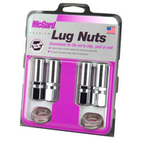 McGard Hex Lug Nut (Drag Racing X-Long Shank) M12X1.5 / 13/16 Hex / 2.475in. Length (4-Pk) - Chrome - 63002