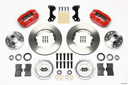 Wilwood Dynapro Dust-Boot Front Kit 11.00in Red WWE ProSpindle - 140-13345-R