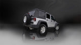 Corsa/dB 07-11 Jeep Wrangler JK 3.8L V6 Polished Sport Axle-Back Exhaust - 24411