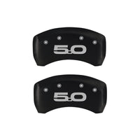 MGP Rear set 2 Caliper Covers Engraved Rear 2015/50 Red finish silver ch - 10203RM52RD
