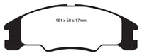 EBC 10-11 Ford Focus 1.6 Yellowstuff Front Brake Pads - DP41822R