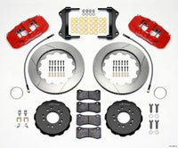 Wilwood AERO6 Front Hat Kit 14.25 Red 2014-Up Corvette C7 w/Lines - 140-13697-R