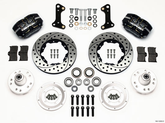 Wilwood Dynapro Dust-Boot Front Kit 11.00in Drilled 67-69 Camaro 64-72 Nova Chevelle - 140-13202-D