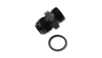 Vibrant -12AN Flare to AN Straight Thread (7/8-14) with O-Ring Adapter Fitting - 16840