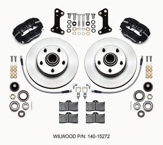 Wilwood Forged Dynalite-M Front Kit 11.00in 1 PC Rotor&Hub 67-69 Camaro 64-72 Nova Chevelle - 140-15272
