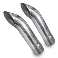 Stainless Works Extended Turn Down Tips- 2 1/2in ID Inlet 2 1/2in Body - 7070250