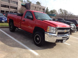 N-Fab Nerf Step 07-13 Chevy-GMC 2500/3500 Regular Cab 8ft Bed - Gloss Black - Bed Access - 3in - C0784RC-4