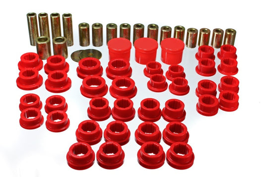 Energy Suspension 02-09 350Z / 03-07 Infinity G35 Coupe Red Rear Control Arm Bushing Set - 7.3122R