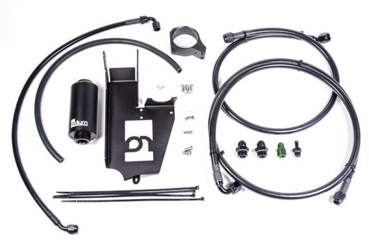 Radium Engineering Fuel Hanger Plumbing Kit Mitsubishi Evo 8/9 - Stainless Filter - 20-0376-03