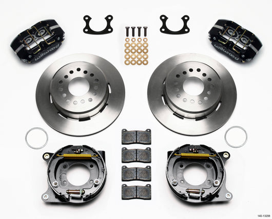 Wilwood Dynapro Dust-Boot P/S Park Brake Kit Small Ford 2.50in Offset - 140-13206