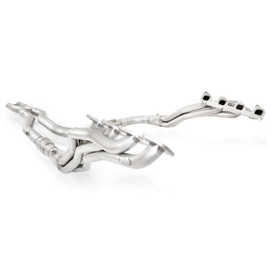 Stainless Works 2010-14 Ford F-150 Raptor 1-7/8in Primaries 3in High-Flow Cats X-Pipe - FTR11HCATSC