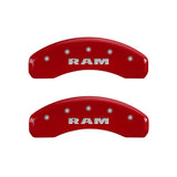 MGP 4 Caliper Covers Engraved Front & Rear RAM Yellow finish black ch - 55001SRAMYL