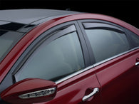 WeatherTech 15+ Jeep Renegade Front and Rear Side Window Deflectors - Dark Smoke - 82783