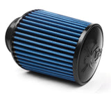 Injen AMSOIL Ea Nanofiber Dry Air Filter - 3.50 Filter 6 3/4 Base / 5 Tall / 5 Top - X-1015-BB