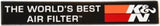 K&N X-Stream Top Filter X-Stream 14 inch OD Black - 66-1401