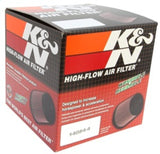 K&N Filter Universal X Stream Clamp-On 4-1/2in Flange 5-7/8in Base 4-1/2in Top 4-1/2in Height - RU-1005
